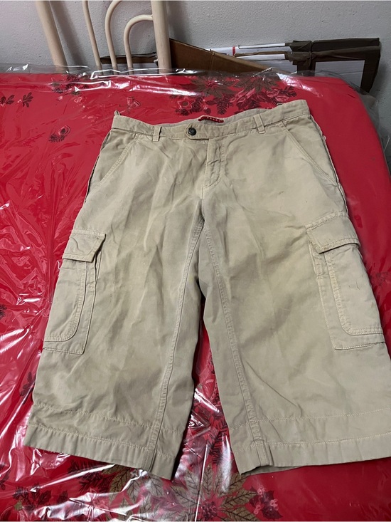 Prada Other - Prada Men’s  Vintage Beige Cargo Shorts Sz 34 EUC